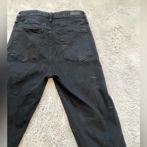 Abercrombie super skinny ankle high rise black jean size 28/6R - Picture 7 of 10